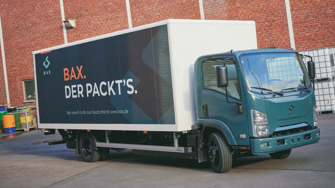 How quiet is the BAX e-truck?